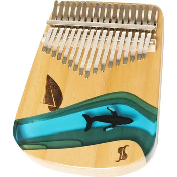 Hudební nástroj pro děti Stagg KALI-PRO17-OCE, kalimba, 17 tónů, buk