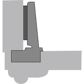 Nábytkové kování Závěs HETTICH Intermat 9936 pro dvířka s velkou tloušťkou Závěsy - typ/konstrukční situace: Naložený závěs