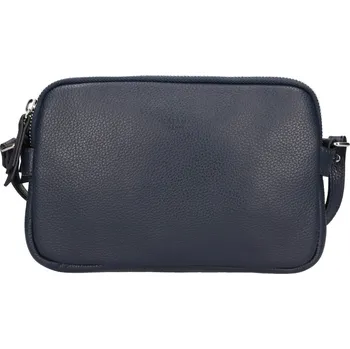 Kabelka Kožená dámská crosbody kabelka Katana Francia - tmavě modrá