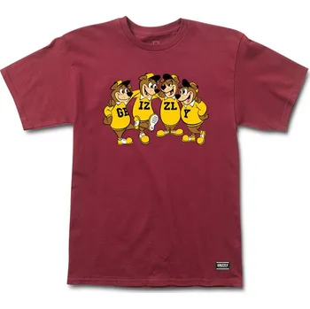 Pánské tričko GRIZZLY triko - Sidelines Ss Tee Bur (BUR)