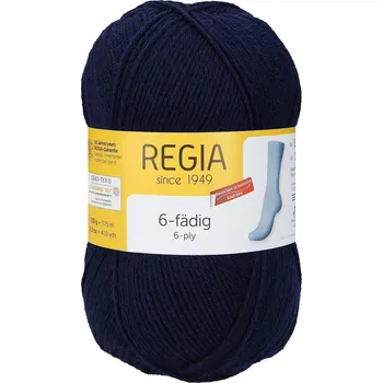 Příze Regia 6-ply 324 Námořnická modrá (Ponožková příze Regia 6-ply 324 Marine)
