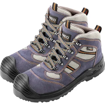 Pracovní obuv NEO TOOLS Bezpečnostní obuv, semišová kůže Velikost: 45