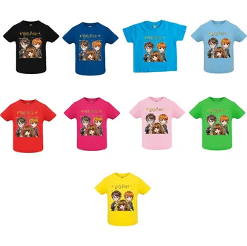 Dívčí oblečení Tričko Harry Potter Cartoon Barva: Tyrkys, Velikost: 146/152 - 11/12, Pohlaví: Dětské - unisex