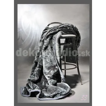 deka Luxusní akrylová deka - vzor 33 (29) Tištěný vzor květiny