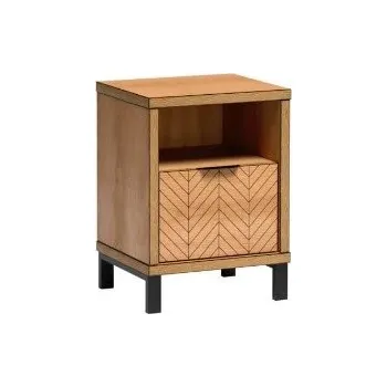 Noční stolek Noční stolek Fonti F13 s nožkama Dub karamel