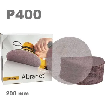 Brusný papír Mirka Abranet Ø 200 mm Grip P400