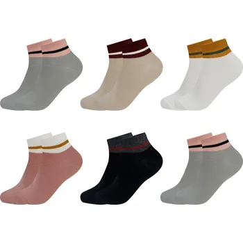 Kalhotky PESAIL Dámské kotníkové ponožky CW407 6 páry Velikost: 35-38