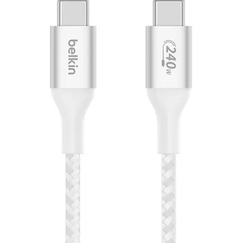 Datový kabel Belkin Boost charge USB-C kabel 240W, 2m, bílý