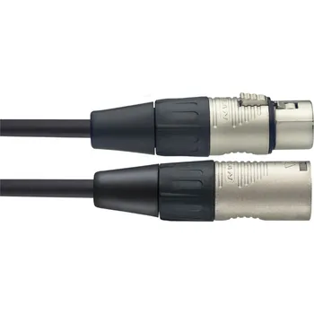 Audio kabel Stagg NMC1R, mikrofonní kabel XLR/XLR, 1m