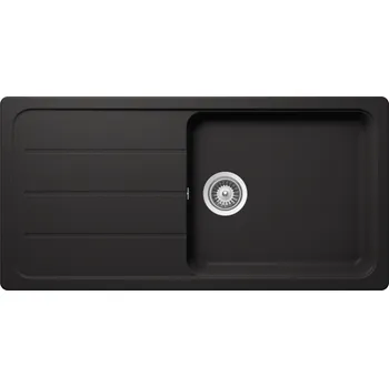 Granitový dřez Schock Dřez FORMHAUS D-100L NERO Spodní uložení
