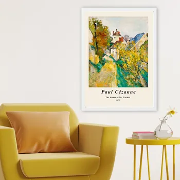 Bytová dekorace ASIR Dekorativní obraz Cézanne DŮM 55x75cm