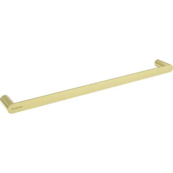 Držák na ručník Deante Round příslušenství, nástěnný držák na ručníky 600mm, zlatá matná, DEA-ADR_R621