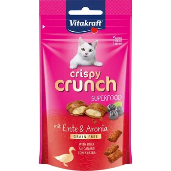 Pamlsek pro kočku Vitakraft Crispy Crunch kachna a aronie 60 g