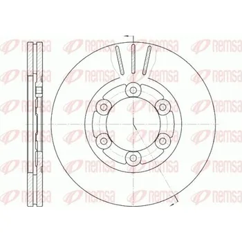 Brzdový kotouč Brzdový kotouč REMSA 61164.10