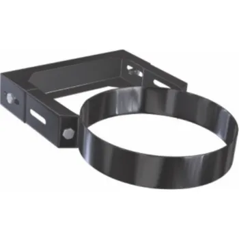 Kouřovod CIKO Stěnový držák pro průměr 150 mm, odstup 48-82 mm, NEREZ lesklý plášť