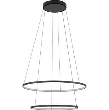 Nowodvorski Stropní LED svítidlo CIRCOLO DUO 600 mm / Černá matná Bílá neutrální (4000K)