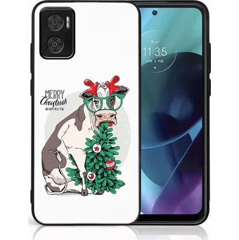 Vánoce VSECHNONAMOBIL 66036 MY ART Kryt s vánočním designem Motorola Moto E22 / E22i MERRY CHRISTMAS (074)