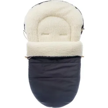 Fusak Dětský fusak s ovčí vlnou do kočárku 15 grafit