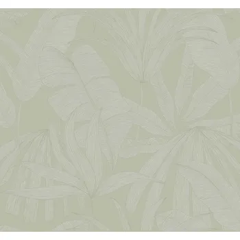 Tapeta Eijffinger Zelená vliesová tapeta s listy, 333514, Festival, Eijffinger, velikost 10 x 0,686 m