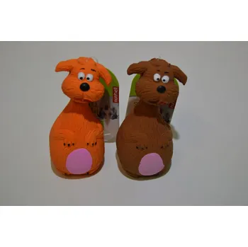 Hračka pro psa PRC Hračka pro psy - latexový psík 12,5 cm - Nunbell oranžová