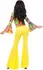 Karnevalový kostým Smiffys Dámský kostým Groovy Babe Hippie 70. léta žlutý
