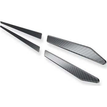 Lišta karosérie CRONI Boční nerezové ochranné lišty Mazda CX-5 II (2017 - 2025) | W 3. Karbonové, imitace karbonu