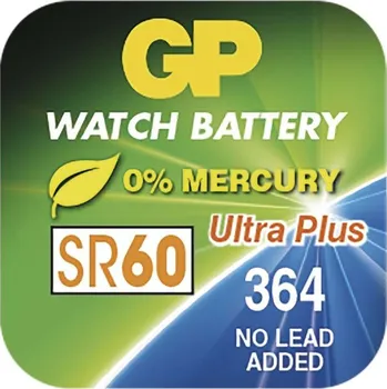 Dálkový ovladač Knoflíková baterie do hodinek GP 364F (SR60, SR621)