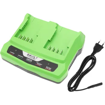Nabíječka Cameron Sino DF-GWP240EU pro GreenWorks G24HT 47cm 24V Cordless Hedge Trimmer - neoriginální
