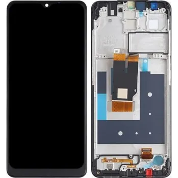 O-E-M LCD displej Nokia 2.4 černý + přední kryt, rámeček černý, black