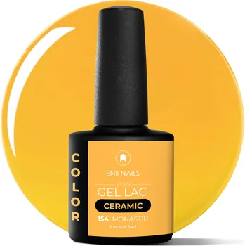 Lak na nehty ENII NAILS Gel lak Ceramic 154 Monastir - gelový lak bez HEMA, 10 ml