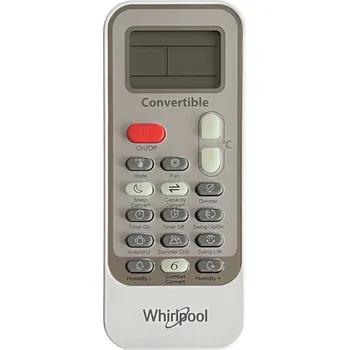 Dálkový ovladač WHIRLPOOL Supreme Cool 1, 6th sense Intellicomfort, convertible - originální dálkový ovladač