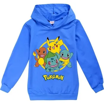 Chlapecký svetr Dětská mikina Pokémon Barva: modrá, Velikost: 150/11-12 let
