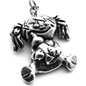 Přívěsek Stříbrný přívěsek holčička - P418 (Stříbrná holčička)