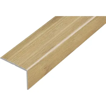ACARA AP5 schodová lišta samolepící, hliník + fólie dub select, 20 mm, 2,7 m AAHAF B252320-SK