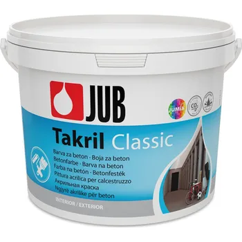 barva na zeď JUB Takril classic - bílá barva na beton 5l