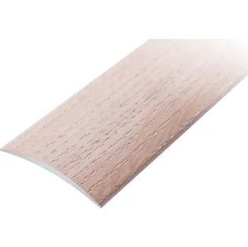 Podlahová lišta ACARA AP1 přechodová lišta samolepící, hliník + dýha lakovaná dub sv. šedý, 40 mm, 0,9 m APD L4003-SK/0,9