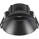 BIG WHITE (SLV) NEW TRIA 75 kroužek pro vestavbu do stropu, prohloubený, nástavec, D: 8,2 H: 4,9 cm, IP 20, černá 1007449