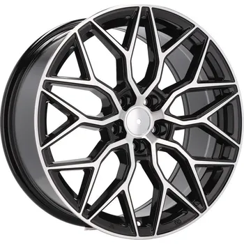 Alu kolo Alu kola Racing Line B5812, 17x7.5 5x115 ET40, černá + leštění
