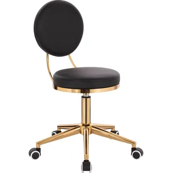 LuxuryForm DESIGN Kosmetická židle PORTO - černo-zlatá