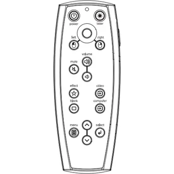 Dálkový ovladač IBM ILV300 - dálkový ovladač s laserovým ukazovátkem