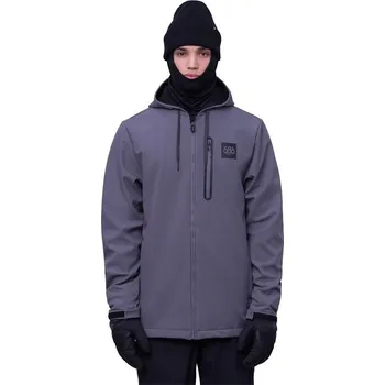 Pánská mikina 686 mikina - Mens Waterproof Zip Hoody Rhino Grey (RNGR)