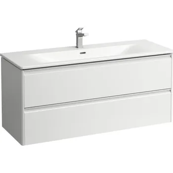 Koupelnový nábytek Palace - skříňka 120x45 včetně umyvadla, bílá lesklá H8607092611041