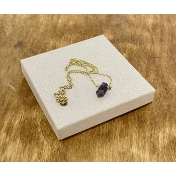 Náhrdelník Náhrdelník pozlacený s ametystem - Bohovibes 0001438