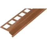ACARA BP3/1 balkonová lišta, hliník lakovaný hnědá, 48 mm, 2 m AABA 2000/35
