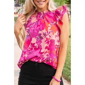 Dámská halenka OMG Dámská halenka Mawila růžová XL