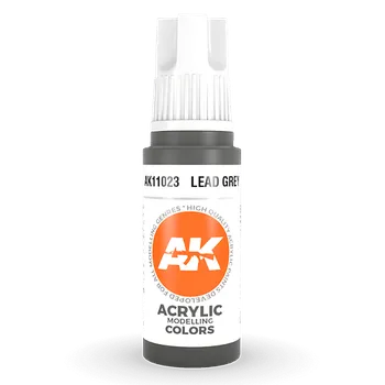 Modelářská barva AK Interactive: General Series - Lead Grey 17ml
