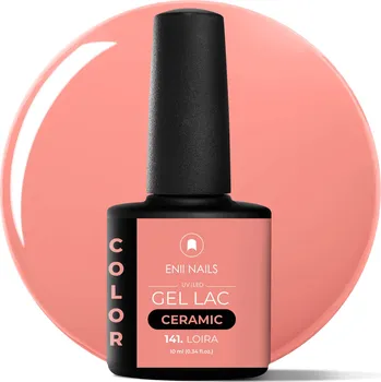 Lak na nehty ENII NAILS Gel lak Ceramic 141 Loira - gelový lak bez HEMA, 10 ml