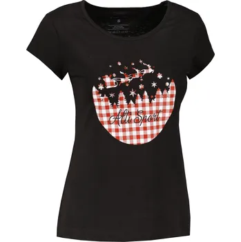 Dámské tričko Dámské tričko ALTISPORT VANOCE01W122 ČERNÁ M