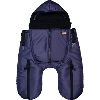 Cestovní adaptér Monkey Mum® Zateplovací kapsa šusťákovina s beránkem na nosítko nebo do kočárku Carrie - Brouček Malá/ý