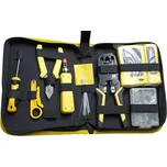 W-Star Sada nářadí pro síťaře WS5008, 10 kusů, tester RJ45, narážeč, kleště RJ45 RJ11,12 WS5008